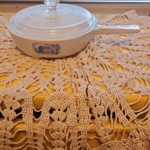 White Ceramic Casserole Dish with Lid